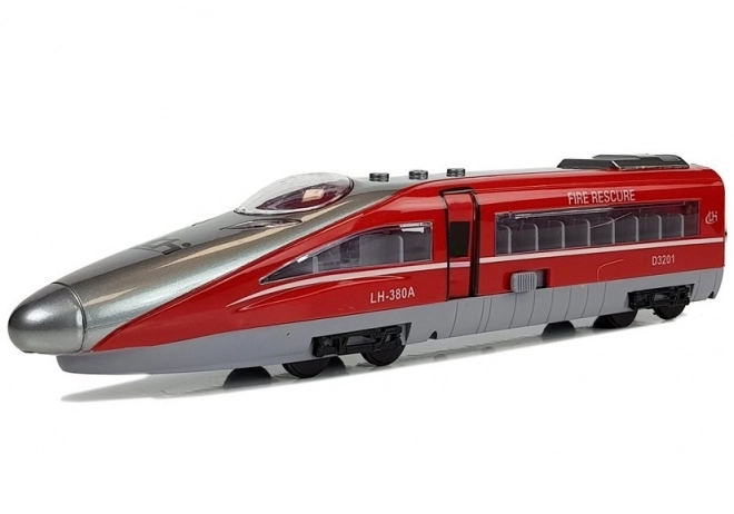 Tog Pendolino med træk Anordning Rød med lyd og lys