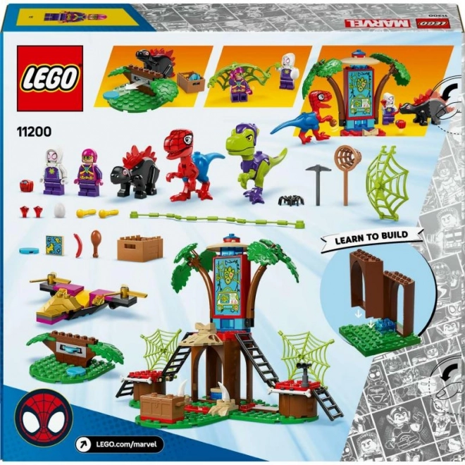 Spidey og Gobby-slagsmål ved træhuset