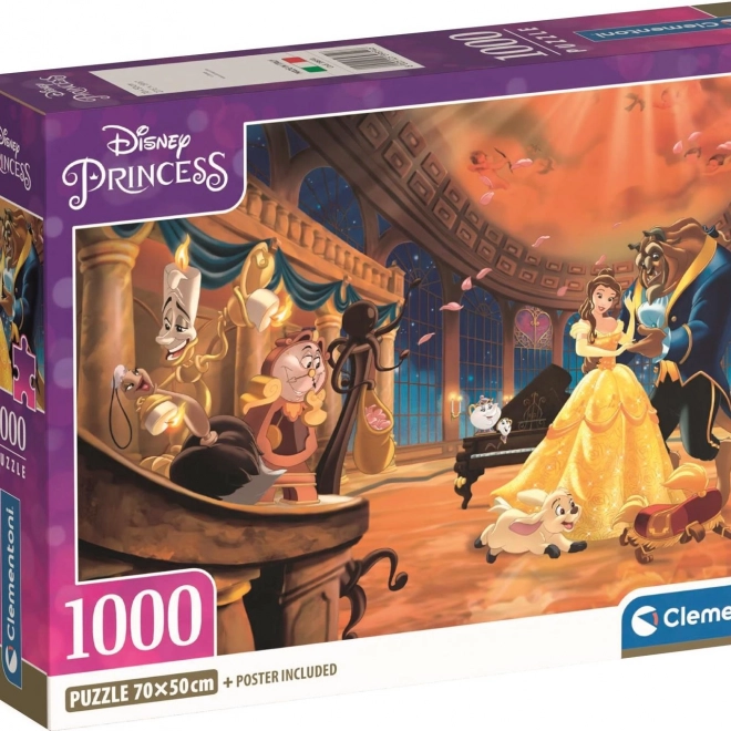 Licenseret DISNEY-motiv: Skønheden og Udyret