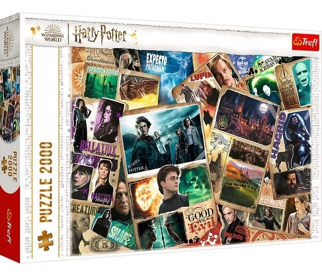 Puslespil 2000 brikker Harry Potter Helte