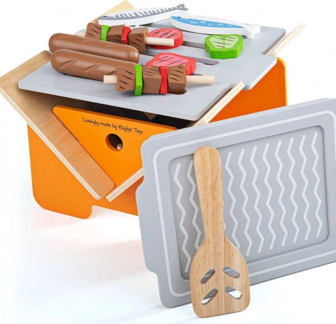 Træbordgrill fra Bigjigs Toys