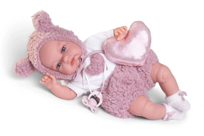 Antonio Juan 70361 TONETA - realistisk dukke baby med speciel bevægelsesfunktion og blødt stofkrop - 34 cm