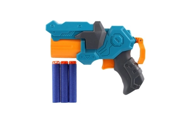 Plastpistol til skumpatroner + 3 patroner