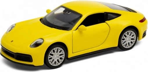 metal model Welly Porsche 911 Carrera 4S 1:34 rød