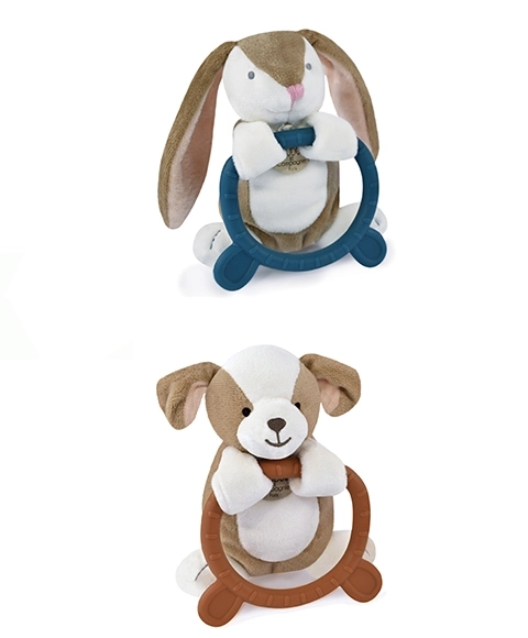 Doudou plyslegetøj med bidering