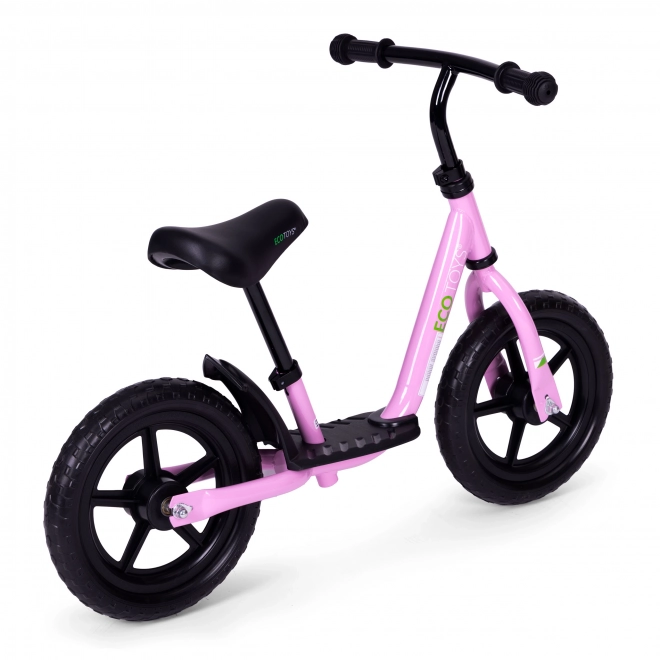 ECOTOYS Børneløbecykel med platform lyserød