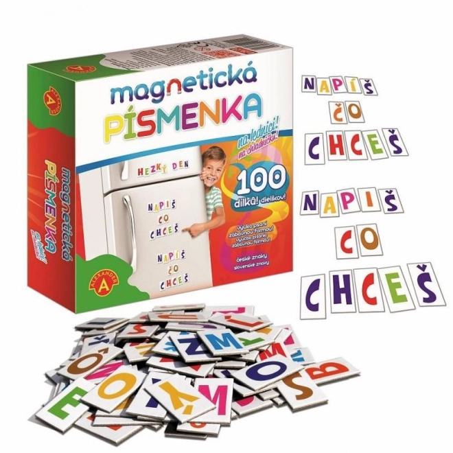 Magnetiske bogstaver til køleskabet