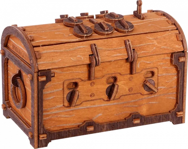 Escape Room Skattekiste Træ 3D puslespil