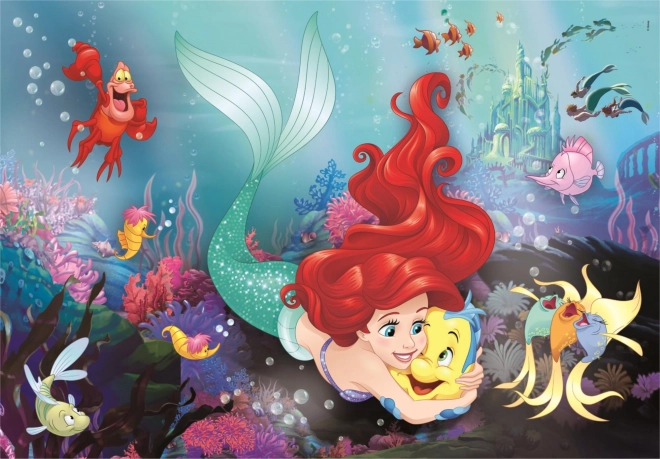 puslespil disney prinsesser den lille havfrue maxi 24 brikker