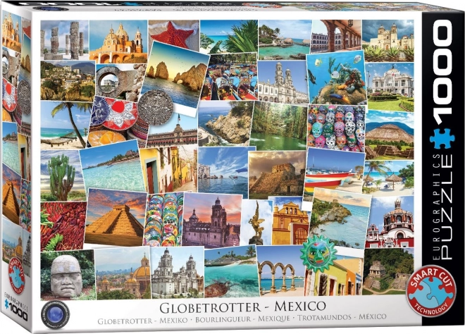 EUROGRAPHICS Puslespil Globetrotter - Mexico 1000 brikker