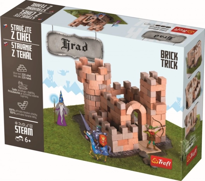 Byggesæt slot fra mursten Brick Trick