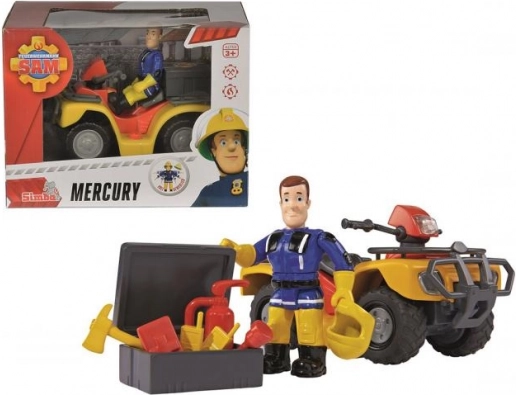 Mercury firehjuling med figur – Brandmand Sam