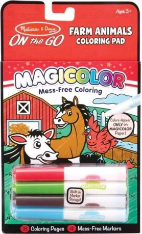 Melissa & Doug Magicolor malebog til rejsen – gård