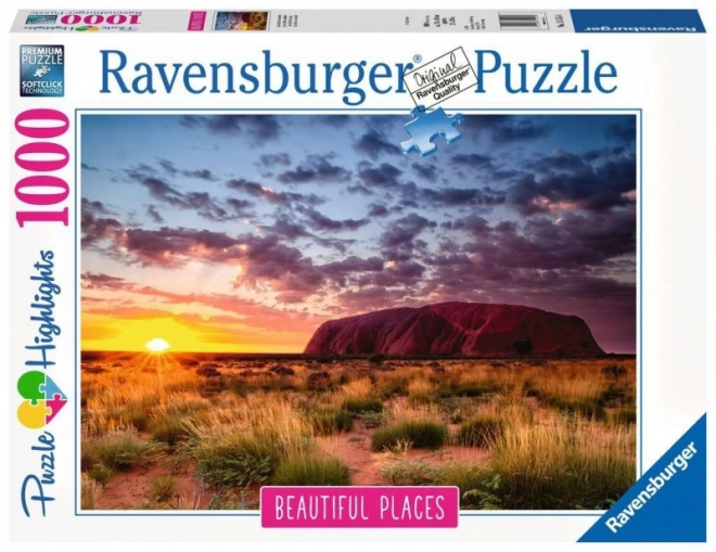 Puslespil 1000 brikker Ayers Rock Australien