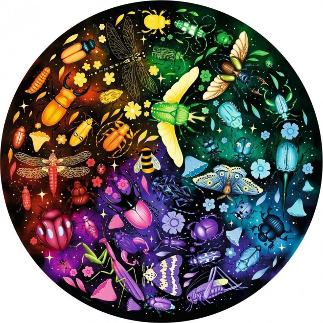 Puzzle Farvepalet - Insekter, 500 brikker