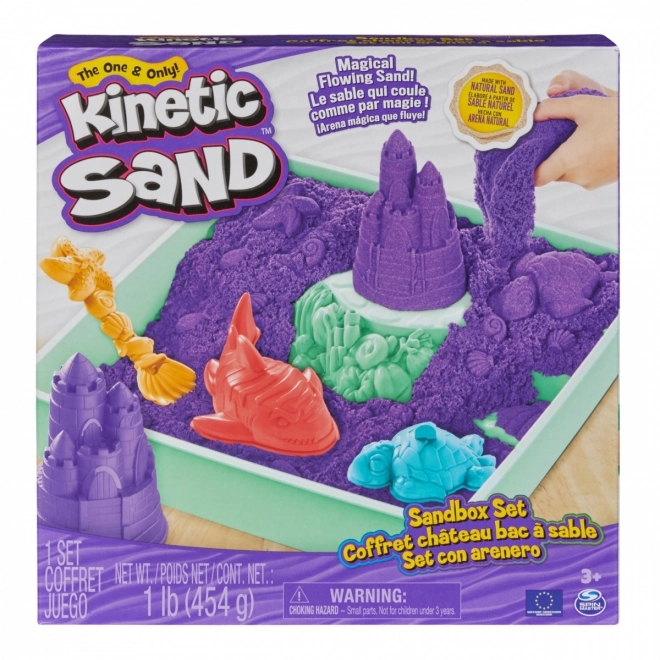 Kinetisk sand sandkasse lilla