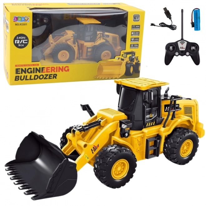 Fuldt kontrollerbar RC bulldozer 2.4GHz