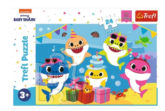 Puslespil 24 Maxi Jolly Baby Shark
