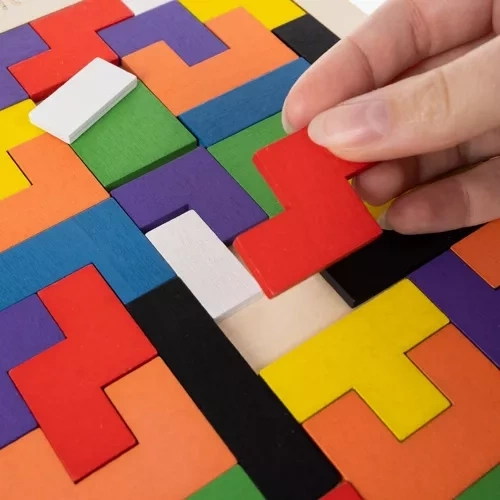 Træpuslespil / tetris Kruzzel 22667