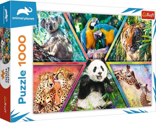 Puslespil 1000 brikker – dyrenes kongerige ANIMAL PLANET