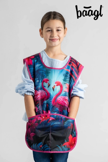 BAAGL Børneforklæde Flamingoer