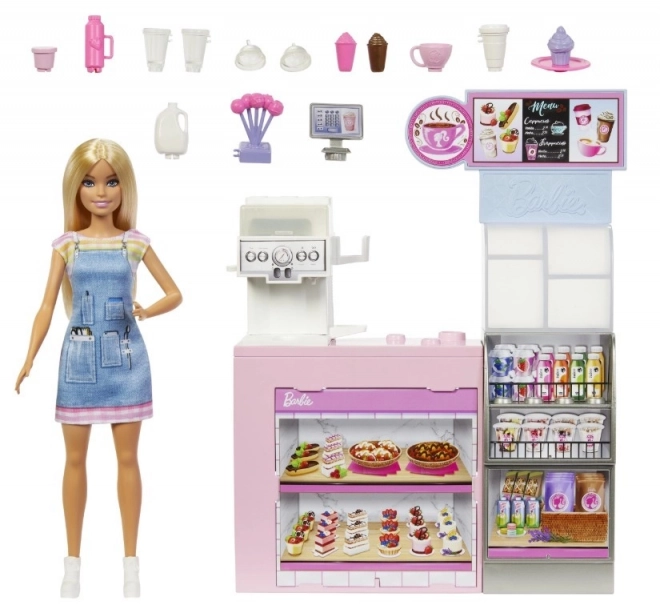 Barbie barista i caféen