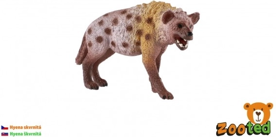 Plettet hyæne-figur 8 cm
