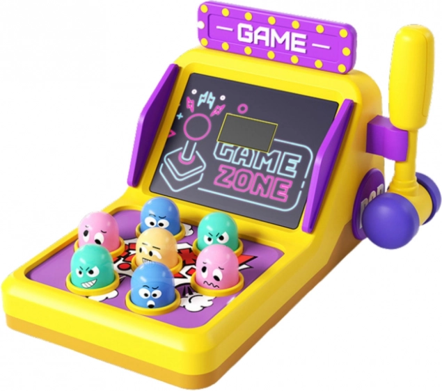 Dygtighedsspil Whack A Mole Automat Med Hammer Lys Lyde