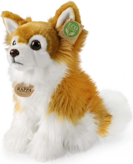 Rappa plysbamse chihuahua siddende 28 cm miljøvenlig