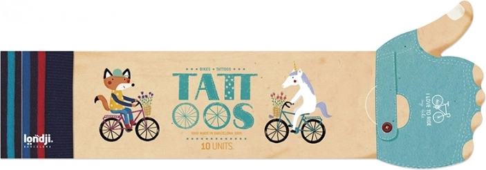 Midlertidige tatoveringer På cyklen