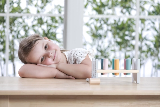 VIGA PolarB Trælænke med hammer – Montessori legetøj