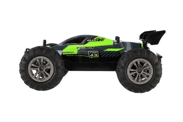 Auto RC Buggy hastighed 2,4GHz plast 25cm med batteri i kasse 31x14x18cm – Grøn
