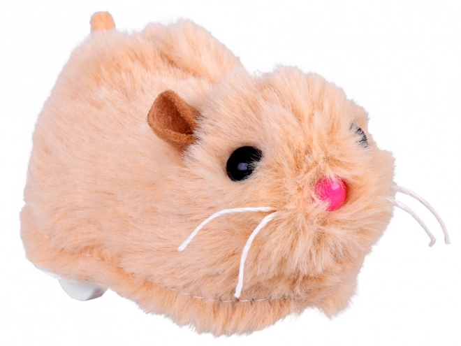 Interaktivt hamsterlegetøj i blå kugle