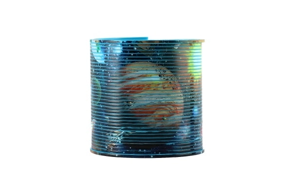Spiral/Fjeder univers plast diameter 6,5cm 2 farver i æske 7x7x7cm