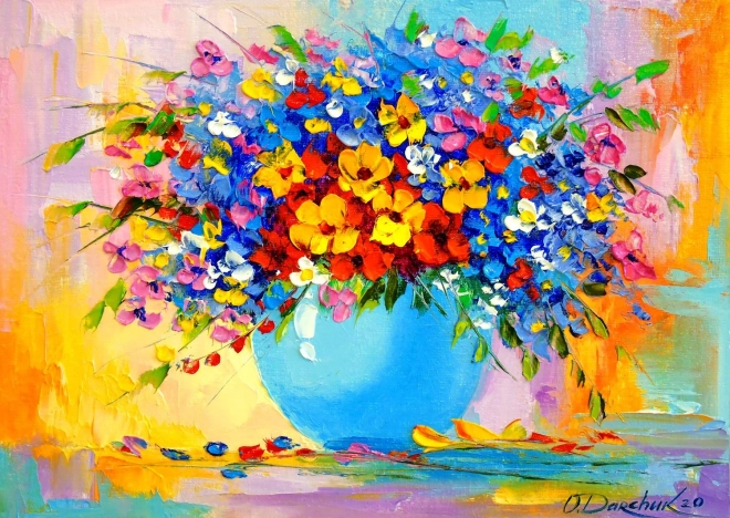 Puslespil Blomsterbuket 1000 brikker