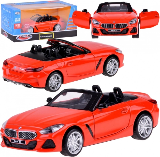 Metalmodel BMW Z4 M40i cabrio 1:30 med lys og lyde