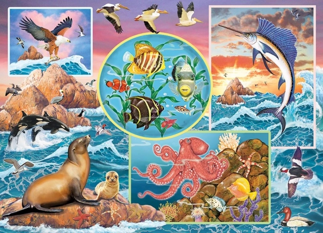 COBBLE HILL Familiepuzzle Ocean Magi 350 brikker