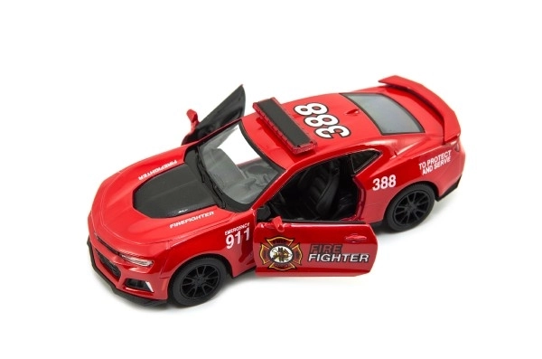 Auto Kinsmart Chevrolet Camaro politi/betjente 12cm metal/plast