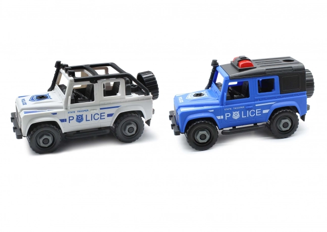 Auto jeep politi skrues 17,5 cm