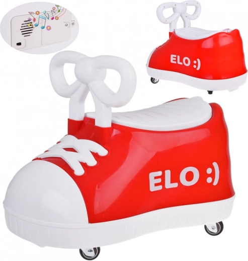 Rød kørende sneaker Elo