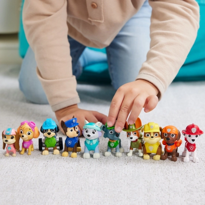 Sæt med figurer fra Paw Patrol - Alle Hvalpe Ombord