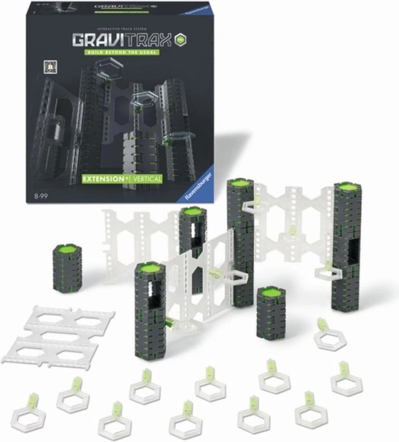 GraviTrax PRO Vertical – udvidelsessæt til bygning af flerniveaus kuglebaner