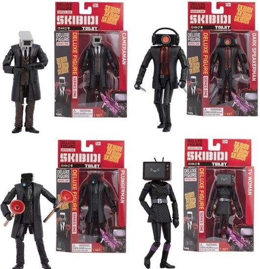 Skibidi Toilet - DeLux samlerfigurer 15 cm