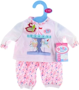 Pyjamas til dukker baby born 43 cm