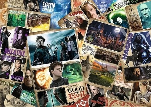 Puslespil 2000 brikker Harry Potter Helte