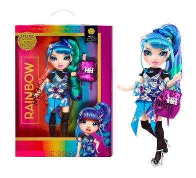 Dukke Holly De Vious fra specialudgaven Rainbow High Jr High