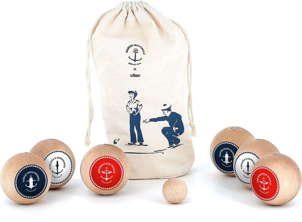 Vilac petanque Marine – træsæt til børn og voksne