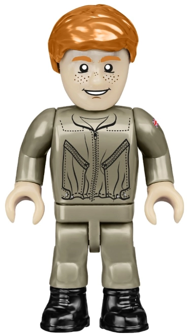 Pilotfigur og militært udseende