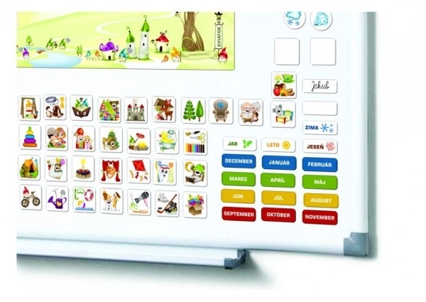 Magnetisk kalender til b8rn - Bf8rnehave