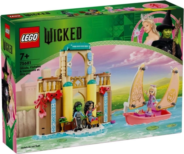 LEGO Wicked byggesæt Glinda, Elphaba og Nessarose på Shiz University